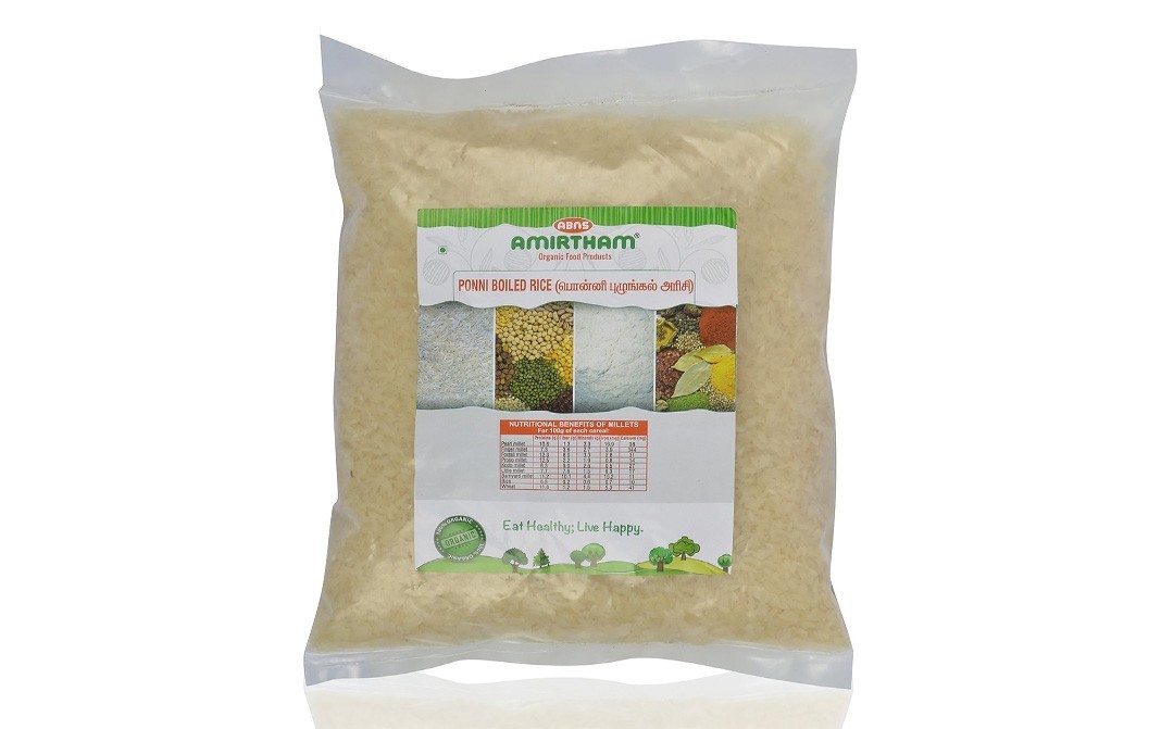 ABNS Amirtham Ponni Boiled Rice    Pack  1 kilogram